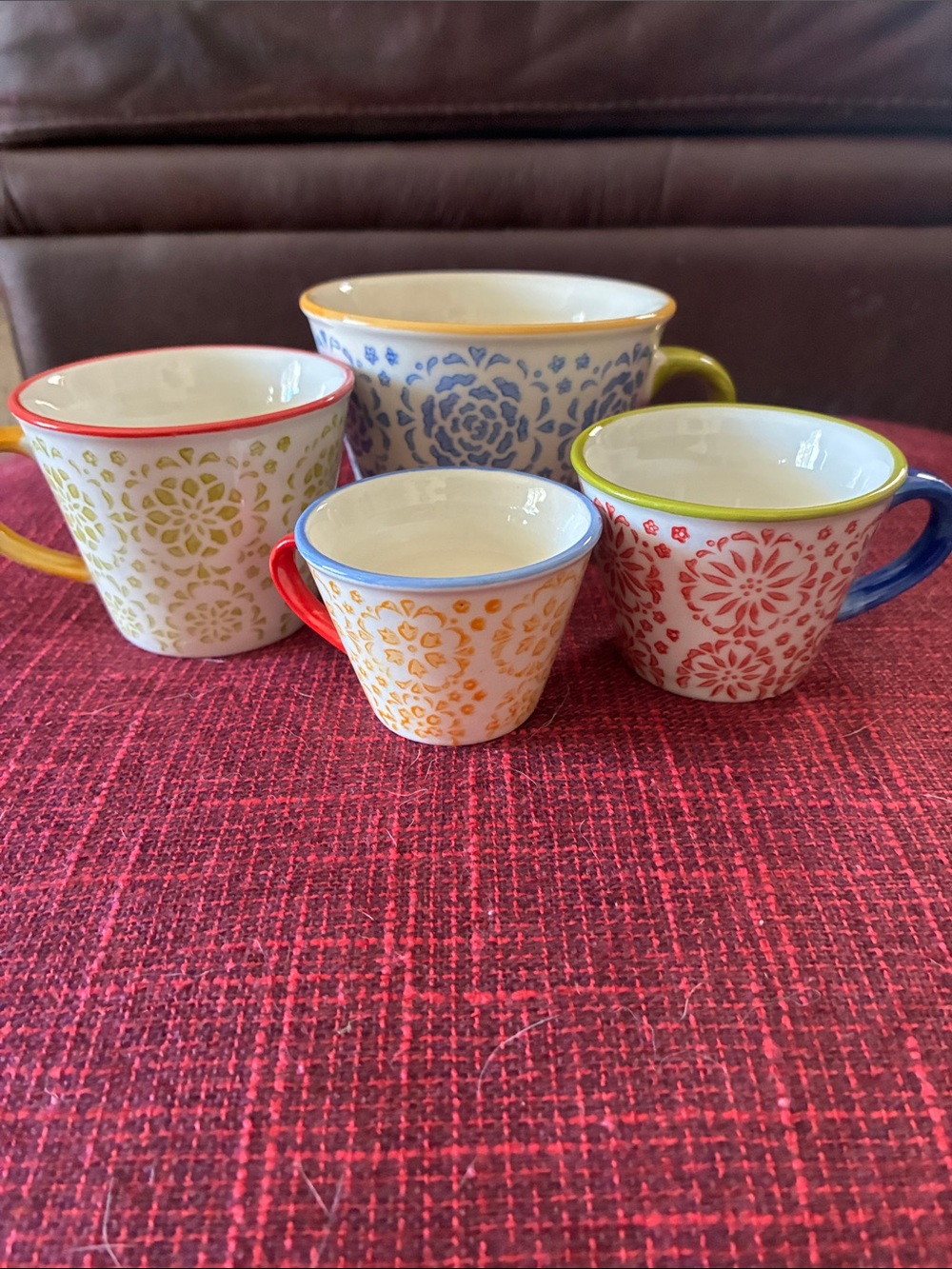 Piper Imports Piper Impimports measuring cup set Floral Ceramic Measuring Cups